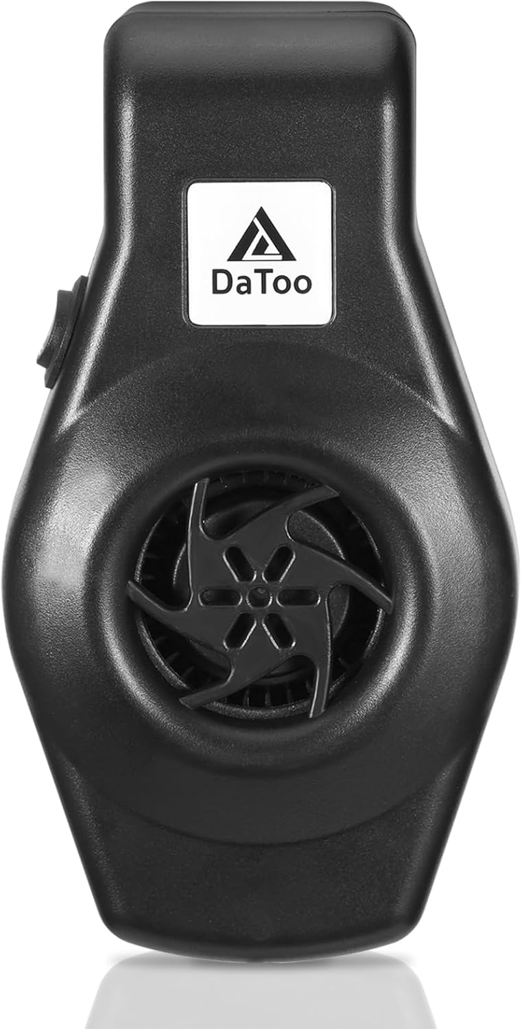 DATOO مبرد حوض السمك الصغير مروحة حوض السمك الصغيرة مروحة تبريد الحوض بسرعة قابلة للتعديل بمستويين مروحة حوض السمك الهادئة مع زاوية هواء واسعة مناسبة لحوض السمك (1-6 جال) - Image 1
